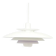 White Scandinavian Form Light lamp, 1970s