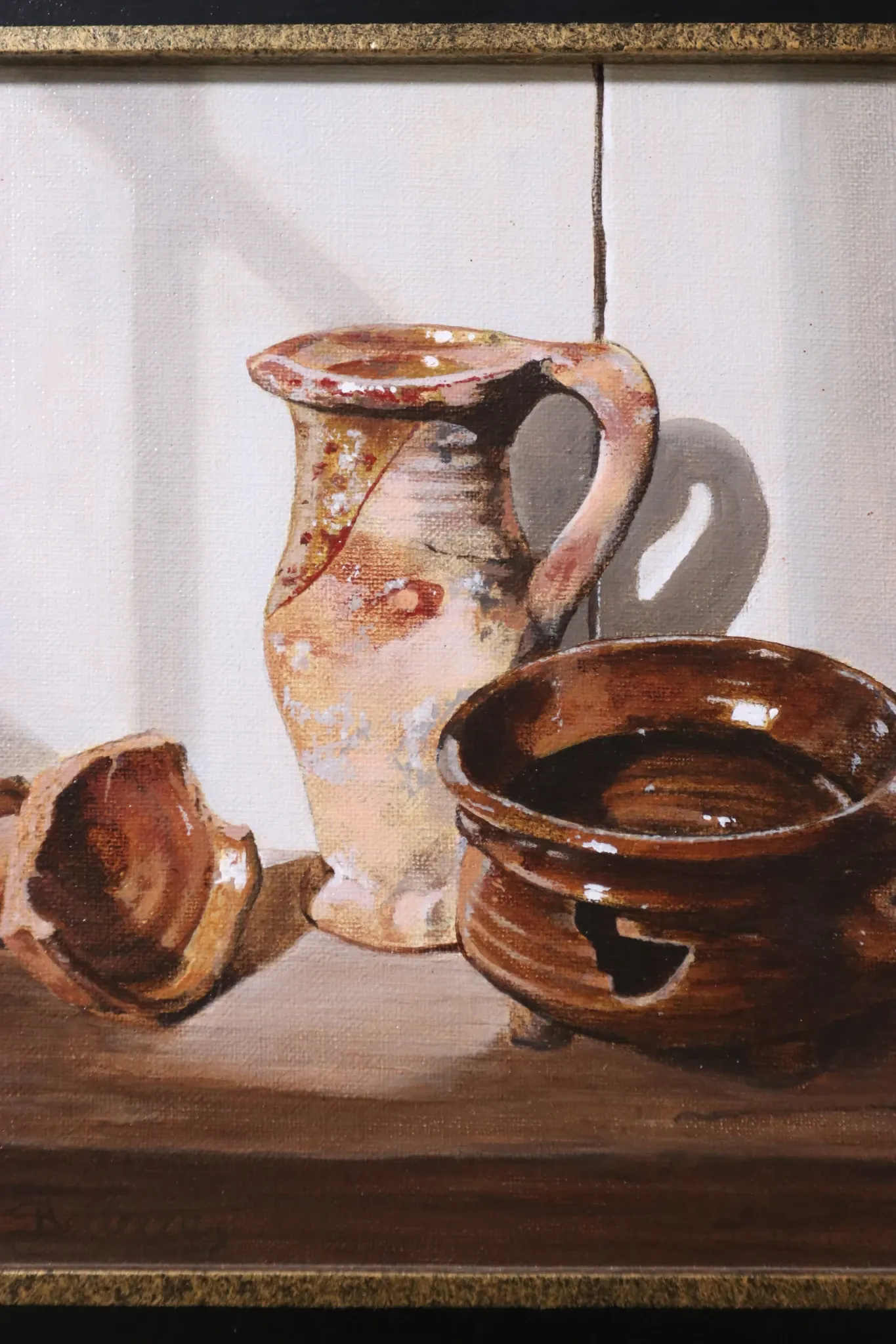 Still life with jug and brazier (finds) – Marjolein van den Berg, c. 2011