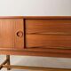 Scandinavian teak sideboard 1960s compact Danish design cabinet