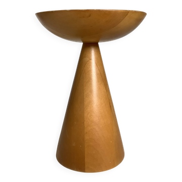 Scandinavian style wooden candle holder