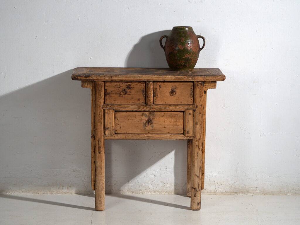 Console Shanxi in dark patina – China, circa 1930