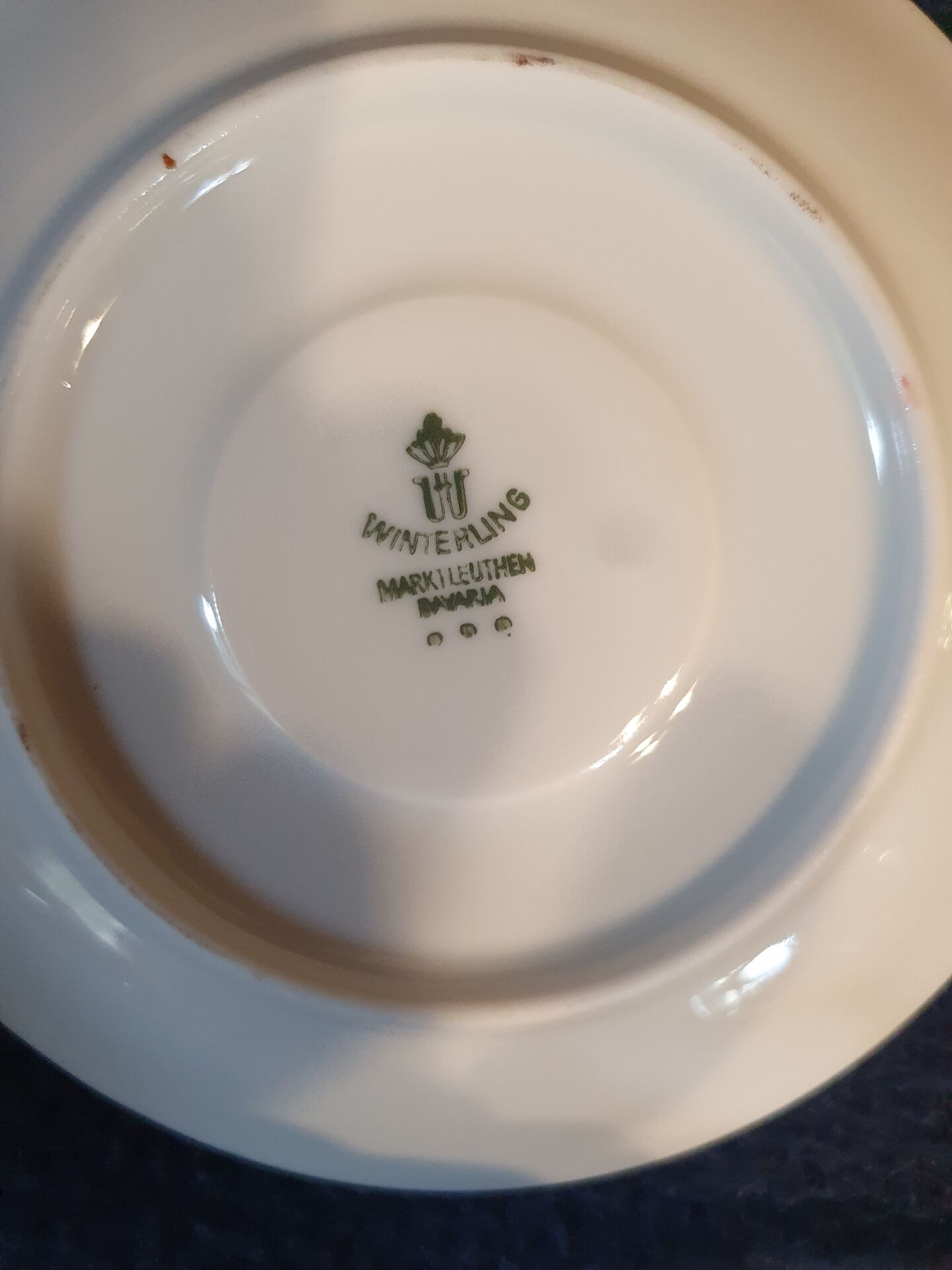 Two pretty cups and saucers porcelain Markleuthen Bavaria.