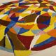 Helmut Dittmann – Vivid Circular Abstract Composition, Striking Multicolour
