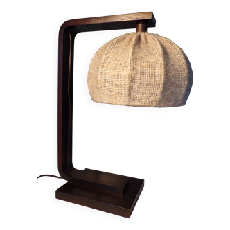 Scandinavian wooden lamp