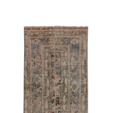 Vintage Turkish Oushak Rug Handwoven 59x674 cm