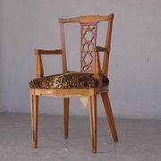 Fauteuil de bureau louis XVI en merisier