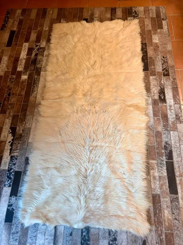 Animal skin rug