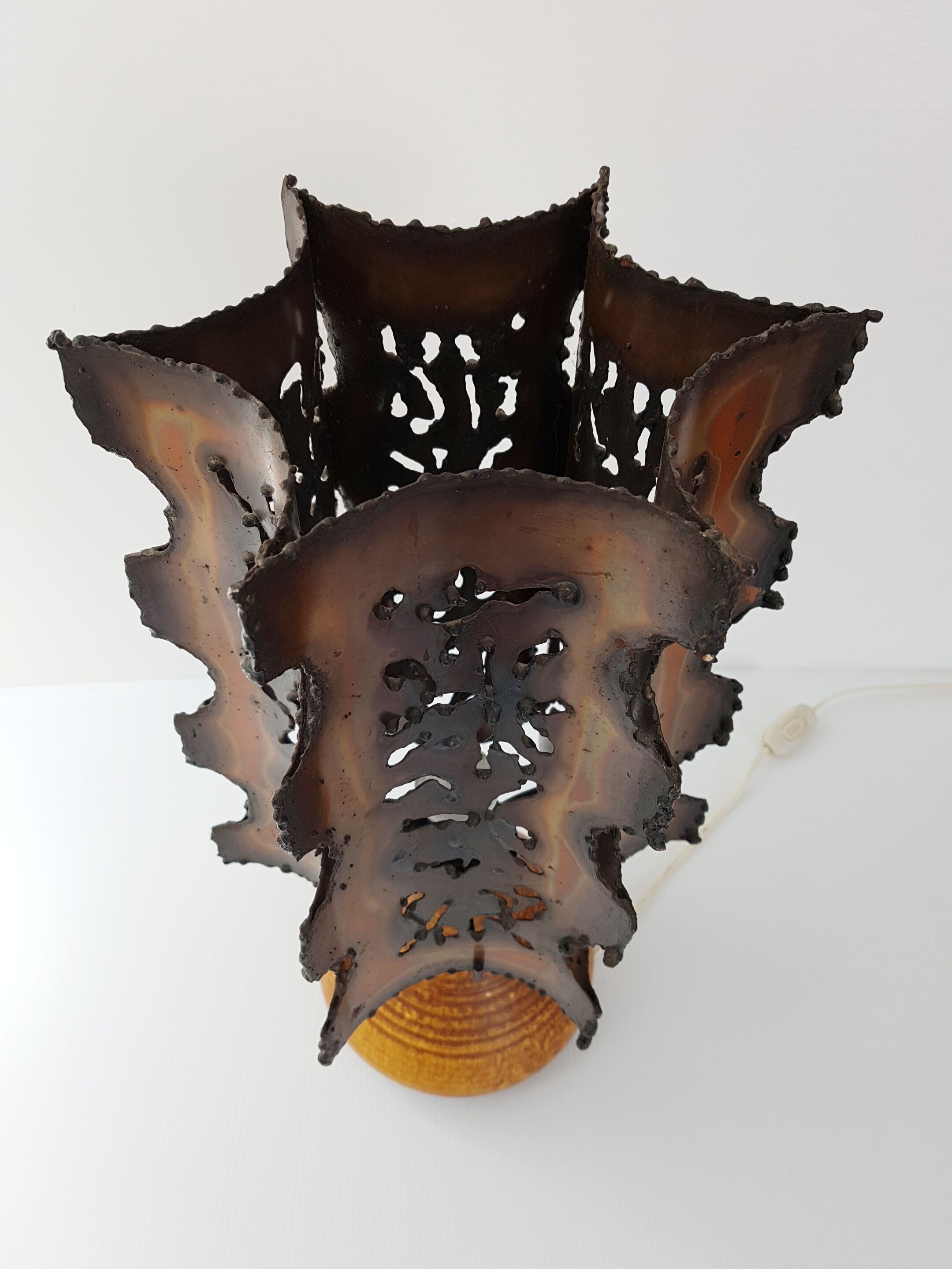 Lamp Accolay in ceramic & metal 1960