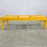 Set of Three Mid-Century Wooden Plant Stands, Czechoslovakia 1970s