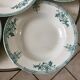 Lot of 6 hollow plates terre de fer saint-amand xixth