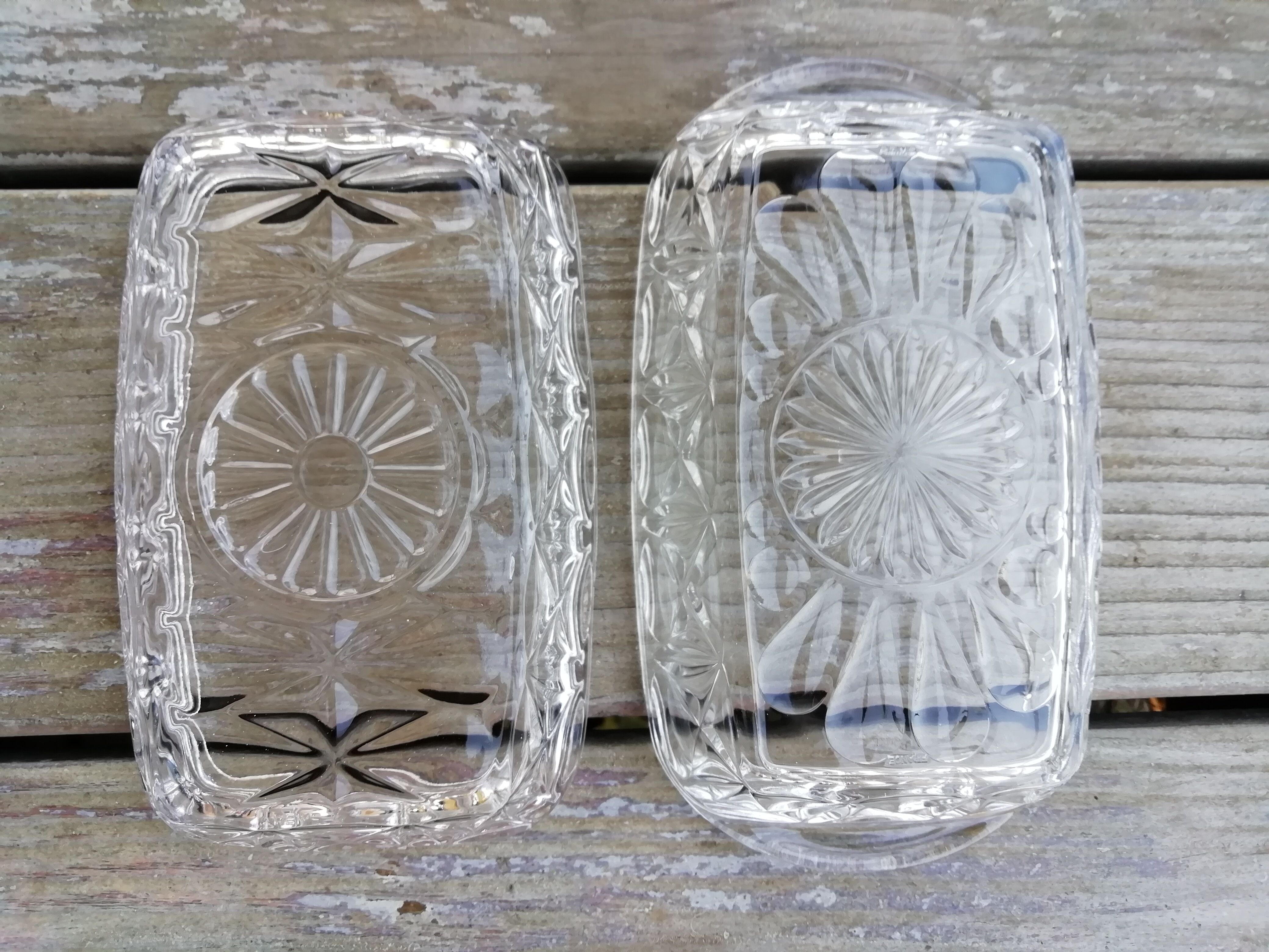 Beurrier en verre de Reims