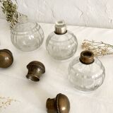 Set / Toiletries / Chiseled crystal bottles, 1920s