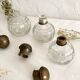 Set / Toiletries / Chiseled crystal bottles, 1920s