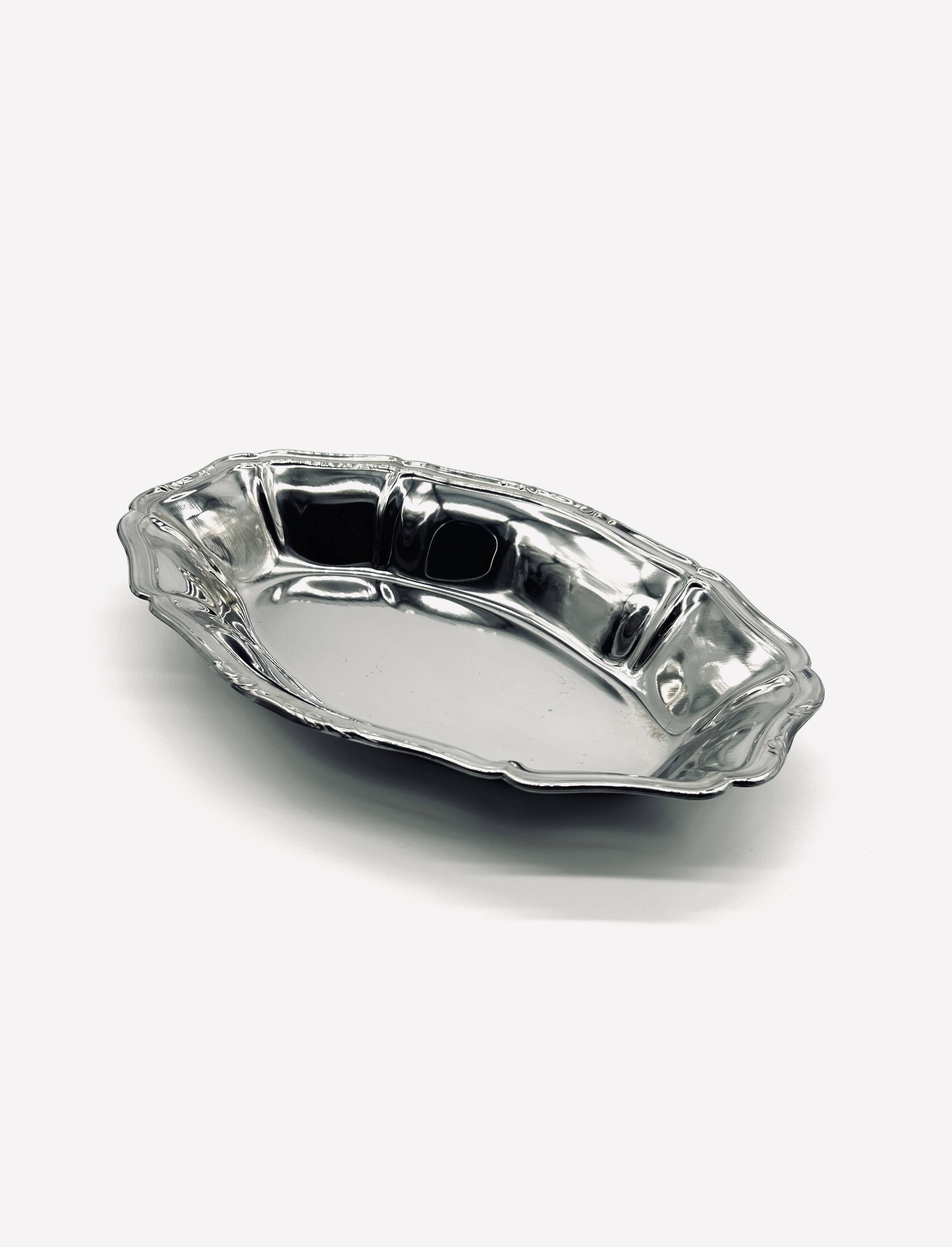 Stainless steel dish