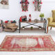 3x6 red and beige turkish rug