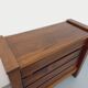 Meuble de rangement commode vintage Maison Regain en orme massif des années 80