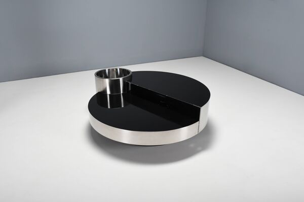 Rare table bar de Massimo Papiri pour Mario Sabot, Italie 1970