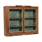 Showcase Mural Old Teck Patine Brown Art Deco Piece of Origin India