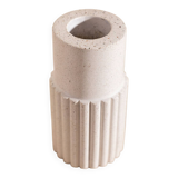 Dédé vase in white concrete
