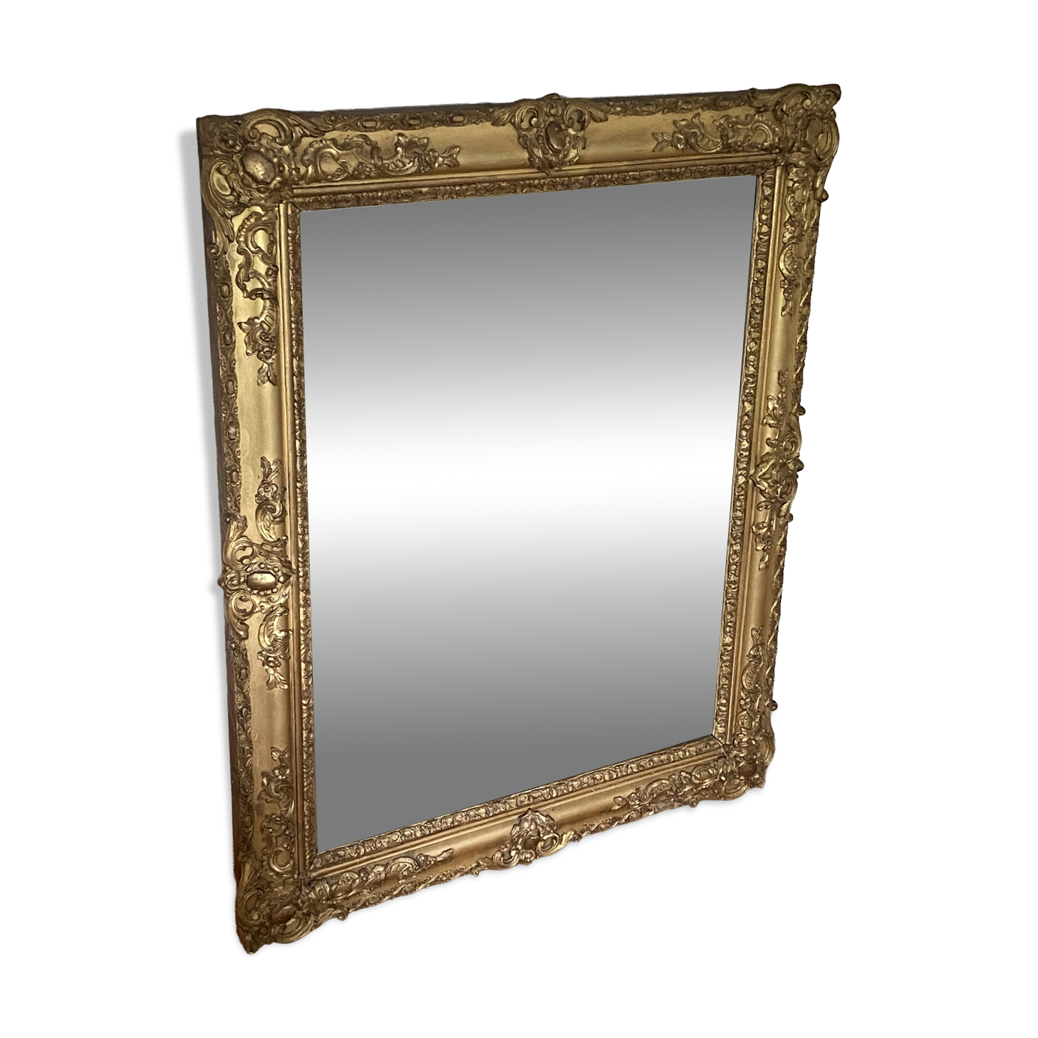 Antique gilded mirror