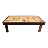 Rectangular herbarium coffee table, vintage 60s