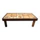 Table basse herbier rectangulaire vintage années 60