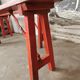 Paire de bancs pliants en bois