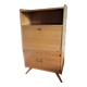Secrétaire bureau vintage bois