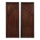 Large Carved Portuguese Oak Wall Panels, 1850s, Set of 2