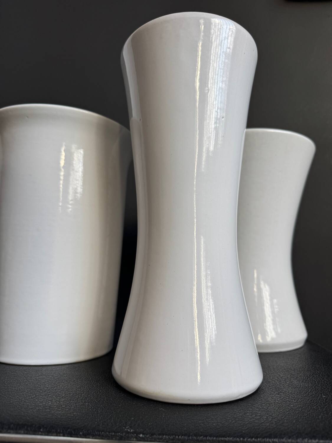 Vases diabolo céramique West Germany années 60