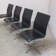 Set of 6 'Oxford' swivel chairs by Arne Jacobsen for Fritz Hansen, 1965