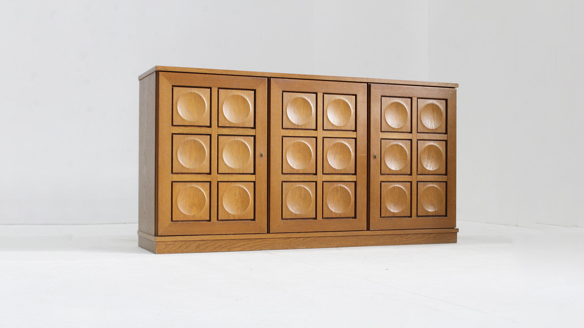 Vintage brutalist sideboard 1970s Gerhard Bartels