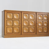 Vintage brutalist sideboard 1970s Gerhard Bartels