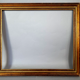 Old frame hollow edges gilded wood gold leaf 53x45 foliage 46x38 cm SB