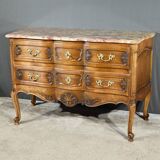 Walnut Sauté Crossbow Commode, Louis XV style – Early 20th century