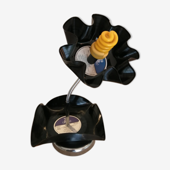 Lampe à poser "rock-fleur"