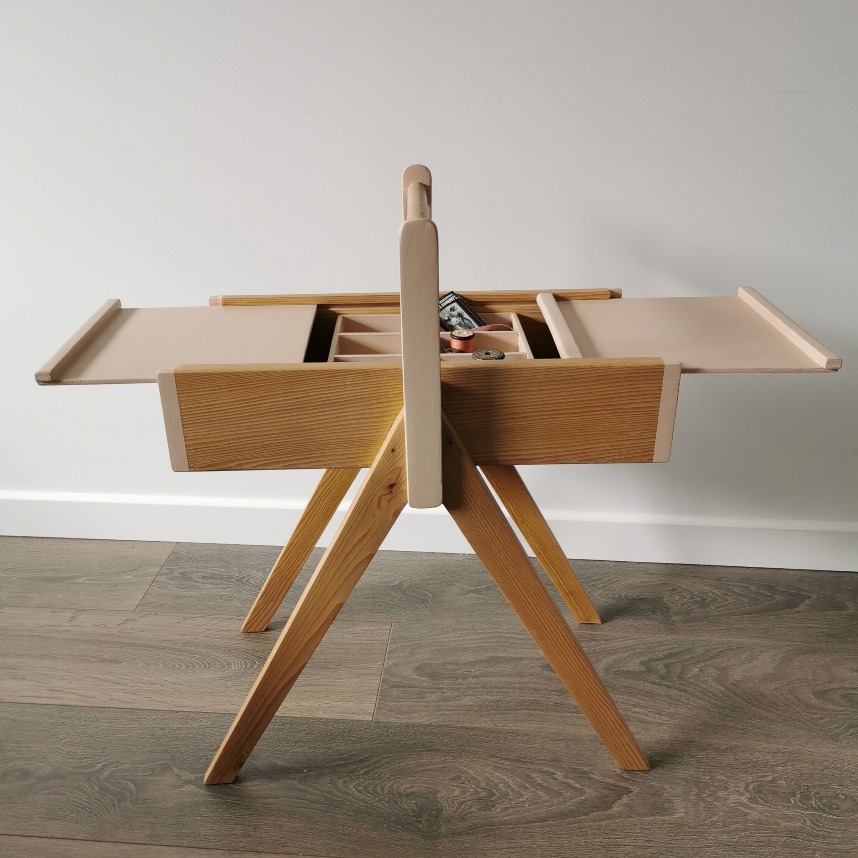 Vintage sewing basket