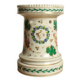 Rare ancienne tisanière en céramique déco vintage déco floral vintage chateau
