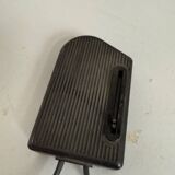 Floor lamp in white metal and plastic, Swisslamps SLZ design, vintage 80s