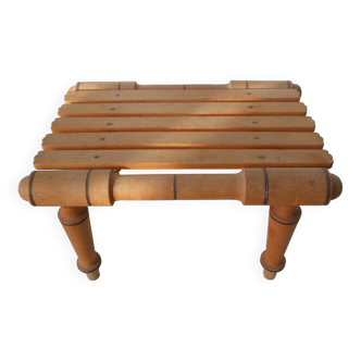 Wooden footrest/bench
