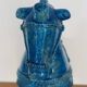 Blue Ceramic Horse Sculpture by Aldo Londi for Bitossi Fiorentino, 1960