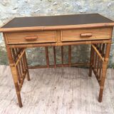 desk in Rattan