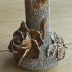 Beautiful antique majolica and slipware vase