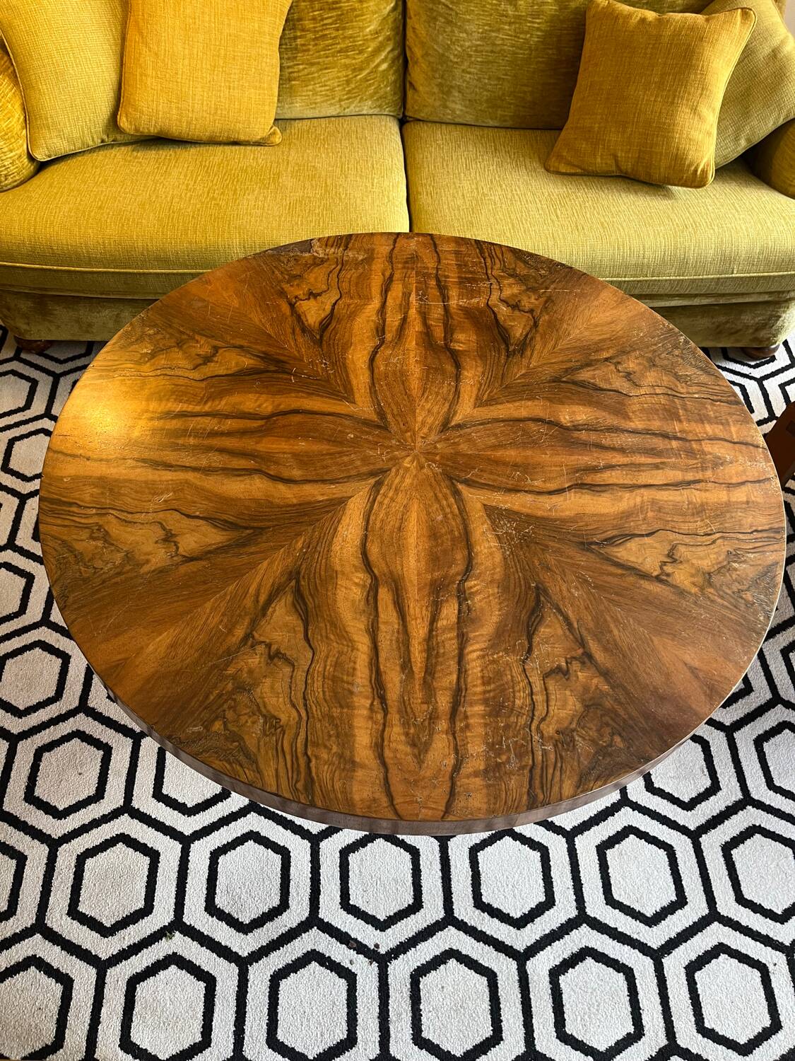Large pedestal table 1930