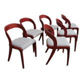 6 chaise gondole de Baumann