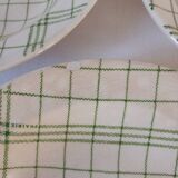 Assiettes creuses Gien Prairie torchon vert Vintage
