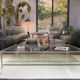Table basse Altuglass et verre David Lange