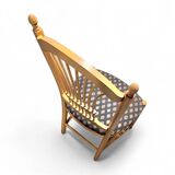 2 x rustic French country cottage side / dining chairs