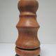 Lamp foot XL solid wood veined turned vintage