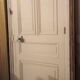 Haussmannian door 83x219 with old glazed transom frame 100x310 interior